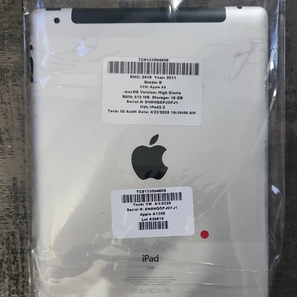 Apple Tablet with Black Bezel and Vibrant Display